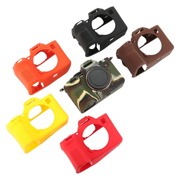 For Sony ILCE-7RM5 / Alpha 7R V Soft Silicone Protective Case (Orange) - Protective Case by PMC TechLife | Online Shopping South Africa | PMC TechLife | Buy Now Pay Later Mobicred