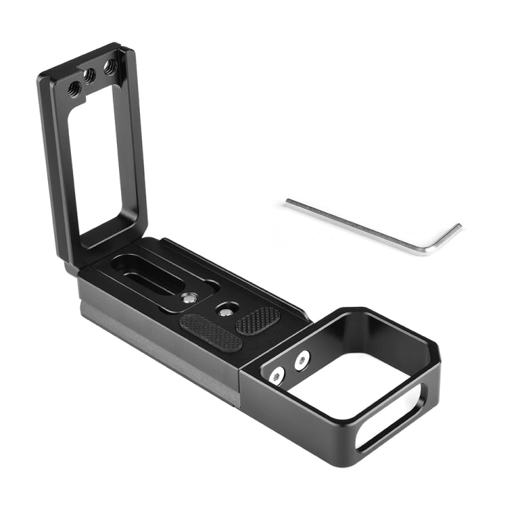 YELANGU CL6 YLG0712A Vertical Shoot Quick Release L Plate Bracket Base Holder for Sony A9 (ILCE-9) / A7 III/ A7R III(Black) - free shipping - PMC TechLife - Order now!