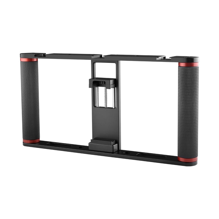 YELANGU PC05 YLG0909B Vlogging Live Broadcast Smartphone Metal Cage Video Rig Filmmaking Recording Handle Stabilizer Bracket for iPhone, Galaxy, Huawei, Xiaomi, HTC, LG, Google, and Other Smartphones(Black) - free shipping - PMC Jewellery - Order now!