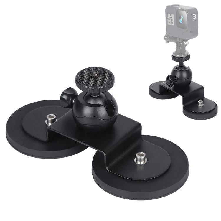 Car Suction Cup Mount Bracket for GoPro Hero11 Black / HERO10 Black / HERO9 Black / HERO8 Black /7 /6 /5 /5 Session /4 Session /4 /3+ /3 /2 /1, Xiaoyi and Other Action Cameras, Size: L(Black) - Holder by PMC TechLife | Online Shopping South Africa | PMC TechLife | Buy Now Pay Later Mobicred