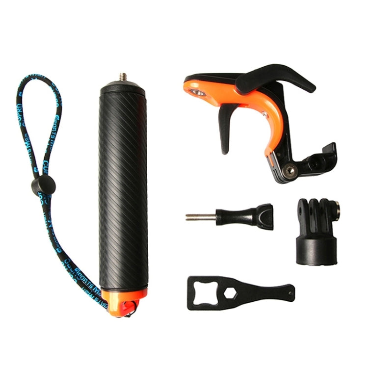 Shutter Trigger + Floating Hand Grip Diving Buoyancy Stick with Adjustable Anti-lost Strap & Screw & Wrench for GoPro HERO7 /6 Black /5 Black - Floating Grip & Ball by PMC TechLife | Online Shopping South Africa | PMC TechLife | Buy Now Pay Later Mobicred
