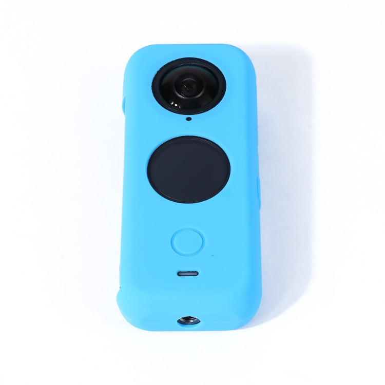 Full Body Dust-proof Silicone Protective Case for Insta360 ONE X2(Blue) - Case & Bags by PMC TechLife | Online Shopping South Africa | PMC TechLife | Buy Now Pay Later Mobicred