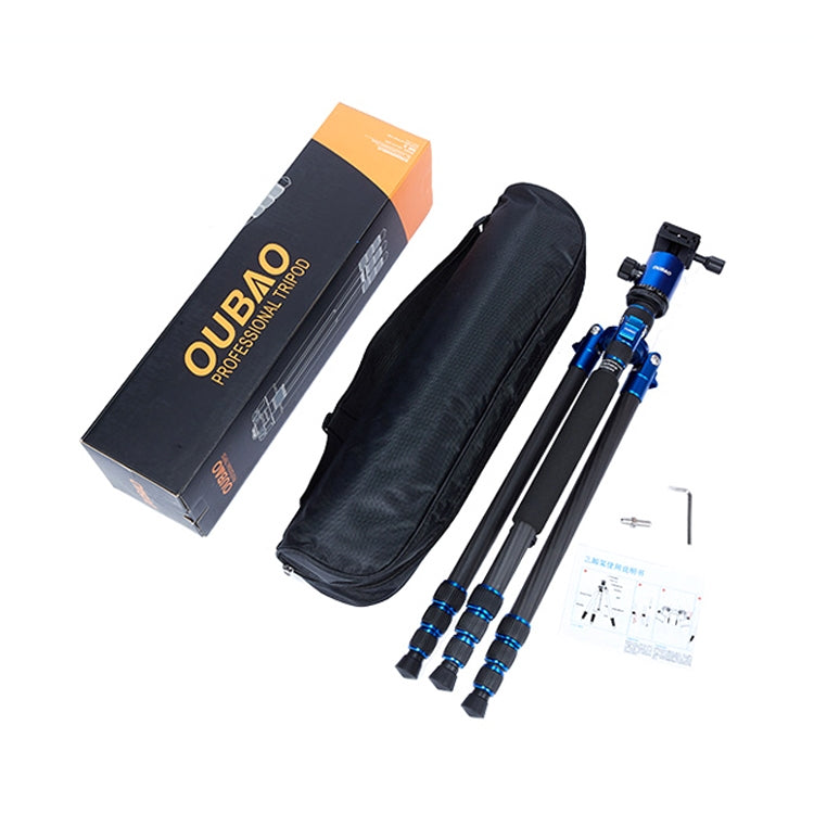 TRIOPO Oubao C-608S Adjustable Portable Carbon Fiber Tripod with Ball Head for SLR Camera - free shipping - PMC TechLife - Order now!