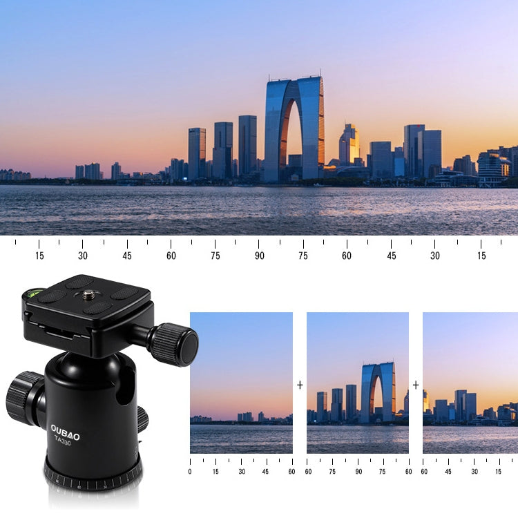 TRIOPO Oubao TA330 Horizontal Arm Tripod Mount Quick Release Center Column Boom Bracket with Tripod Ball-Head - free shipping - PMC TechLife - Order now!
