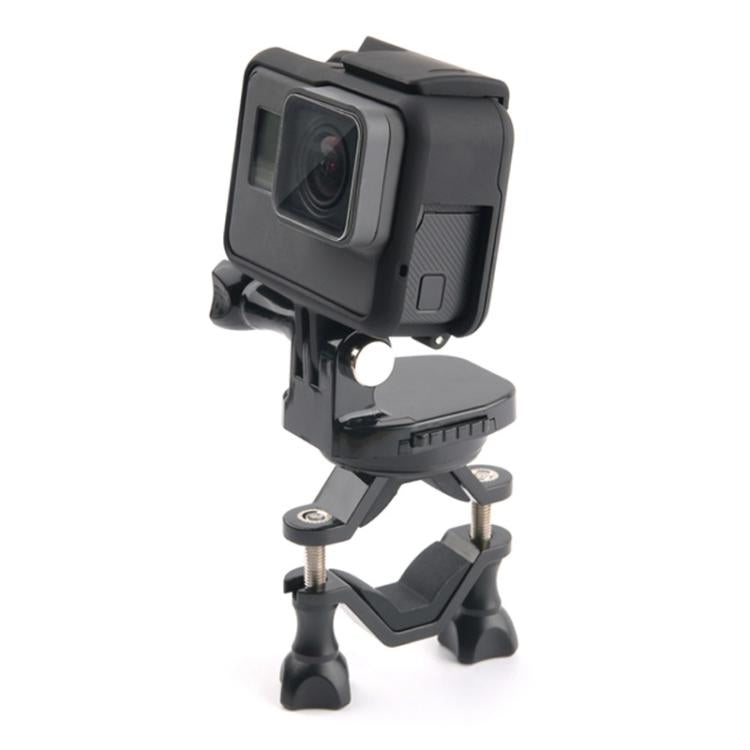 GP433 Bicycle Motorcycle Handlebar Mount for GoPro, Insta360, DJI and Other Action Cameras(Black) - Bicycle Handlebar Mount by PMC TechLife | Online Shopping South Africa | PMC TechLife | Buy Now Pay Later Mobicred