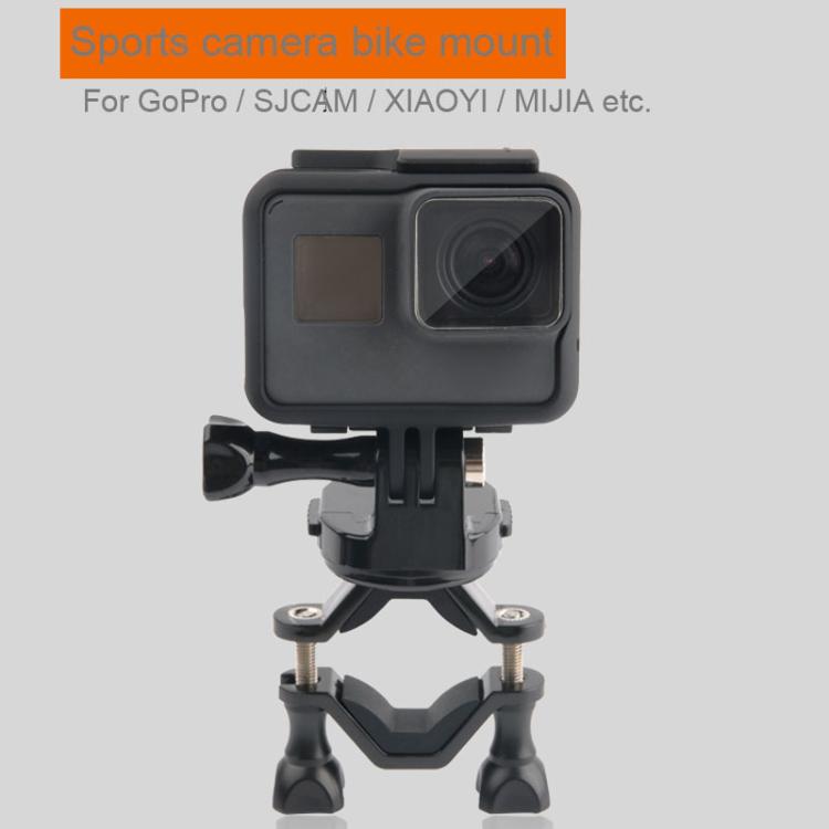GP433 Bicycle Motorcycle Handlebar Mount for GoPro, Insta360, DJI and Other Action Cameras(Black) - Bicycle Handlebar Mount by PMC TechLife | Online Shopping South Africa | PMC TechLife | Buy Now Pay Later Mobicred