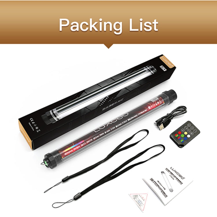 LUXCeO P7RGB Colorful Photo LED Stick Video Light APP Control Adjustable Color Temperature Waterproof Handheld LED Fill Light with Remote Control - free shipping - PMC TechLife - Order now!