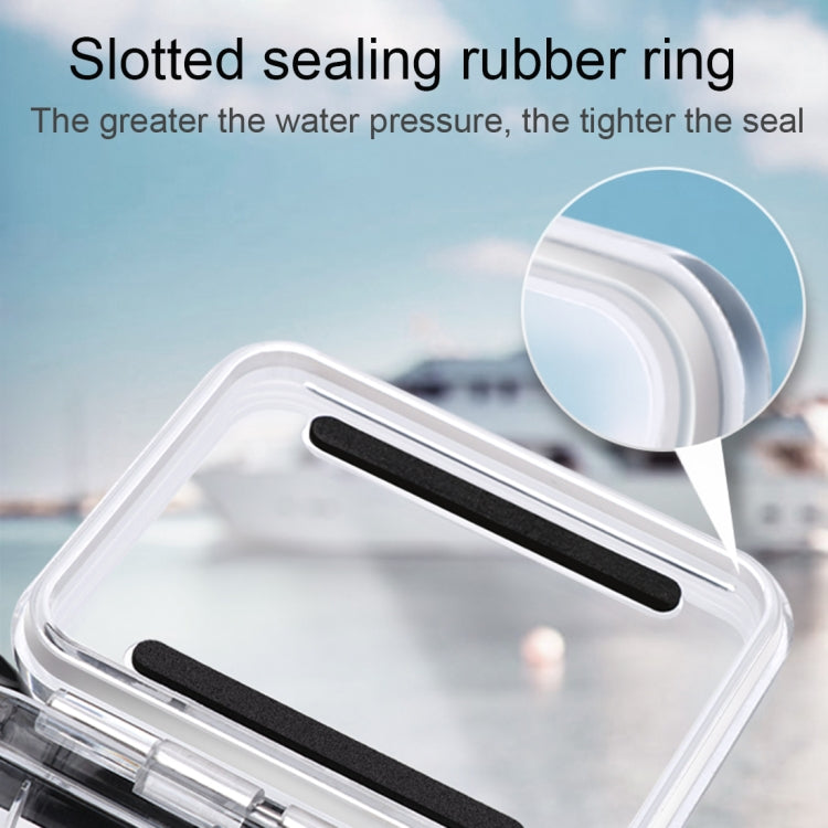 For GoPro HERO8 Black 45m Waterproof Housing Protective Case with Buckle Basic Mount & Screw & (Purple, Red, Pink) Filters & Floating Bobber Grip & Strap & Anti-Fog Inserts (Transparent) - Waterproof Cases by PMC TechLife | Online Shopping South Africa | PMC TechLife | Buy Now Pay Later Mobicred