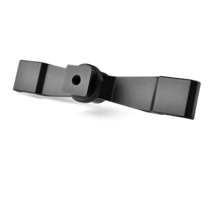 YELANGU A641 Cold Shoe to Dual Cold Shoe Mount Adapter Aluminum Alloy Extension Bracket (Black) - free shipping - PMC TechLife - Order now!