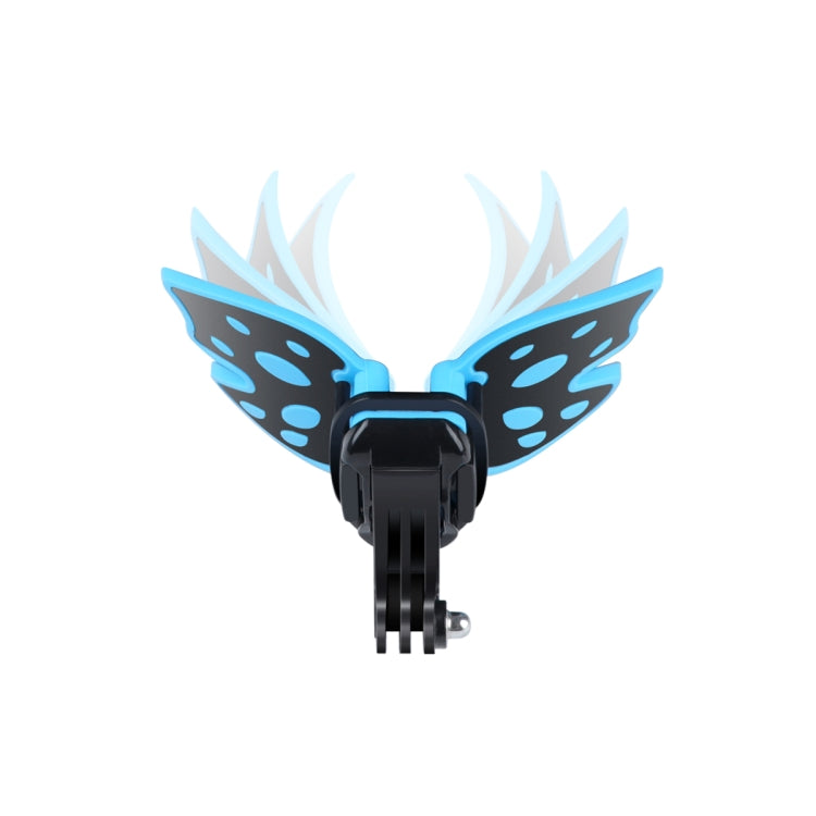 Butterfly Helmet Mount Adapter with 3-Way Pivot Arm & J-Hook Buckle & Long Screw for GoPro, Insta360, DJI and Other Action Cameras (Fluorescent Green) - Helmet Mount by PMC TechLife | Online Shopping South Africa | PMC TechLife | Buy Now Pay Later Mobicred