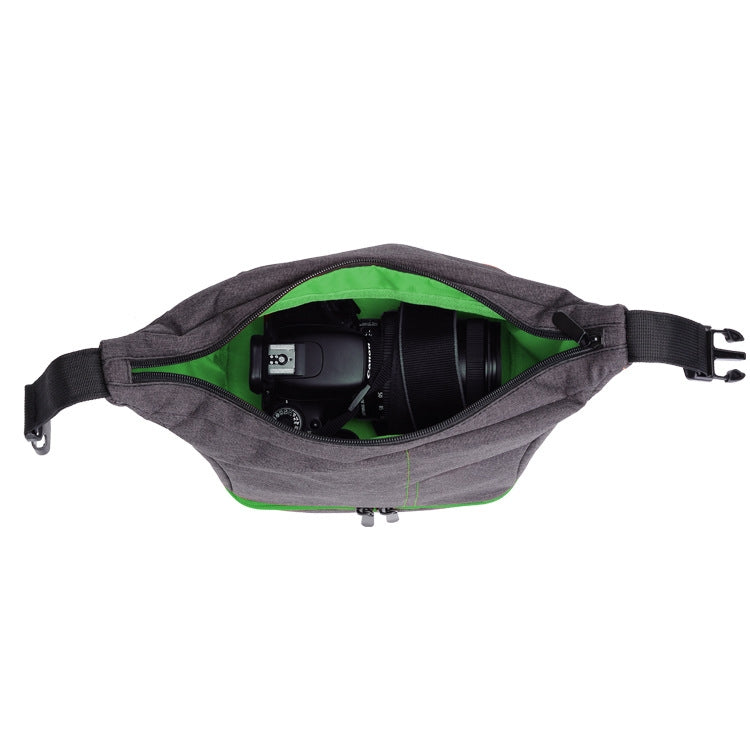 HU107513 Portable Waterproof Scratch-proof Abrasive Material Outdoor Sports Sling Shoulder Bag Handbag DSLR Camera Bag Phone Bag with Adjustable Detachable Shoulder Strap for GoPro, SJCAM, Nikon, Cano ...  Samsung, Huawei, Size: 25.5 x 20.5 x 29 cm(Green) - free shipping - PMC TechLife - Order now!