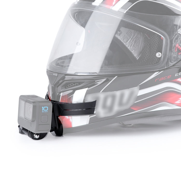 Helmet Mount with J-Hook Buckle  for GoPro, Insta360, DJI and Other Action Cameras (Black) - Helmet Mount by PMC TechLife | Online Shopping South Africa | PMC TechLife | Buy Now Pay Later Mobicred