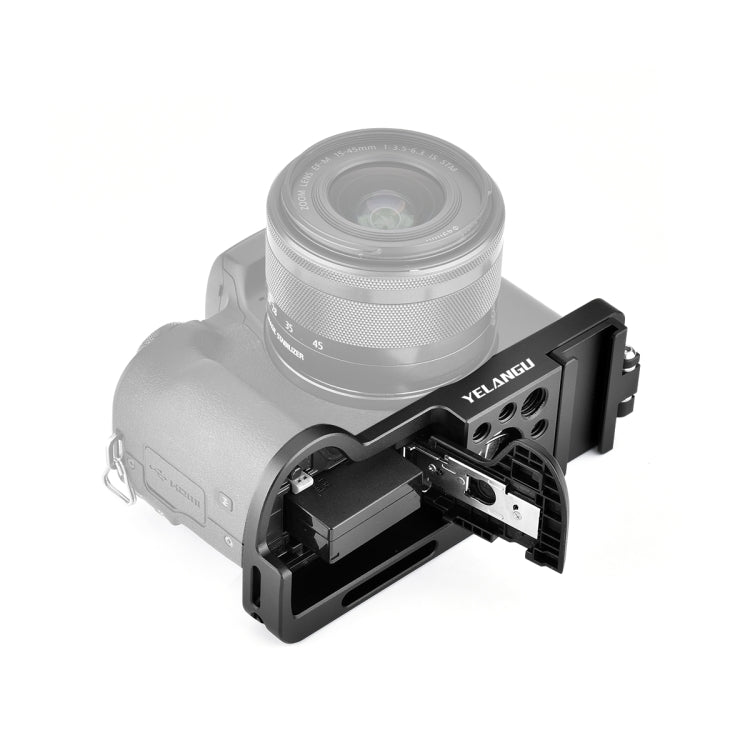 YELANGU CL13 Camera Expansion Board Base L Plate for Canon EOS M50 (Black) - free shipping - PMc TechLife - Order now!