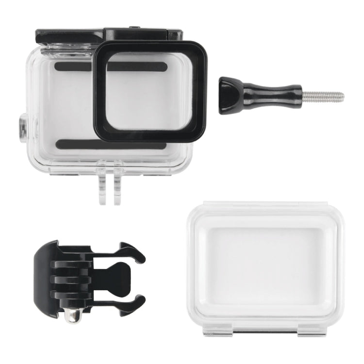 45m Waterproof Housing Protective Case + Touch Screen Back Cover for GoPro NEW HERO /HERO6 /5, with Buckle Basic Mount & Screw, No Need to Remove Lens (Transparent) - Waterproof Cases by PMC TechLife | Online Shopping South Africa | PMC TechLife | Buy Now Pay Later Mobicred