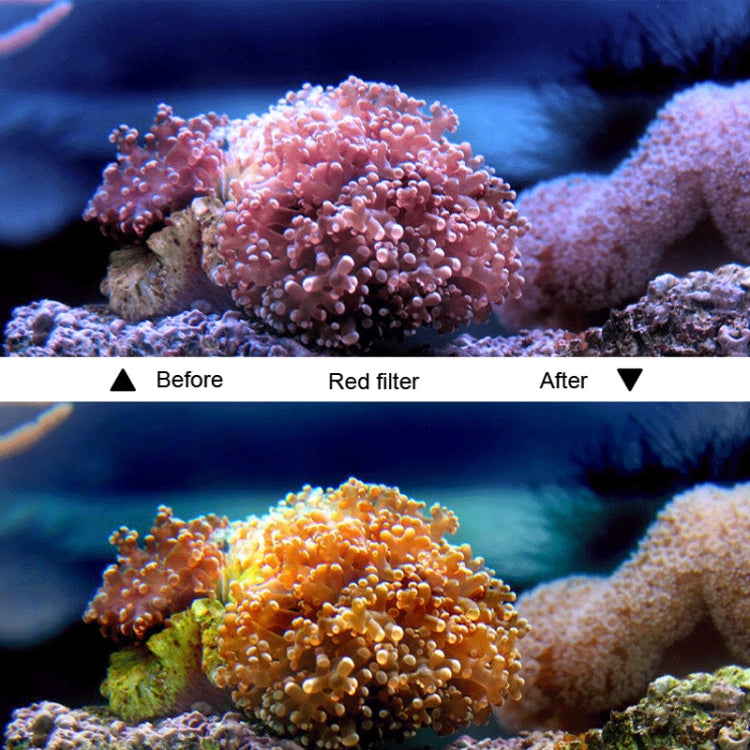 45m Waterproof Housing Protective Case + Touch Screen Back Cover for GoPro NEW HERO /HERO6 /5, with Buckle Basic Mount & Screw & (Purple, Red, Pink) Filters, No Need to Remove Lens (Transparent) - Waterproof Cases by PMC TechLife | Online Shopping South Africa | PMC TechLife | Buy Now Pay Later Mobicred