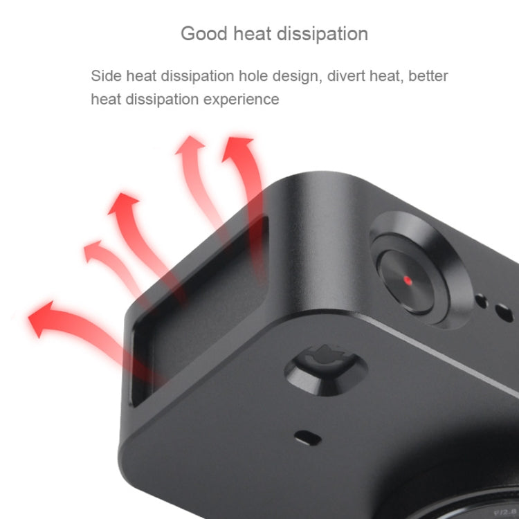 Housing Shell Aluminum Alloy Protective Cage with 37mm Filter Lens & Lens Cap & Screw for Xiaomi Mijia Small Camera (Black) - Metal Cases by PMC TechLife | Online Shopping South Africa | PMC TechLife | Buy Now Pay Later Mobicred