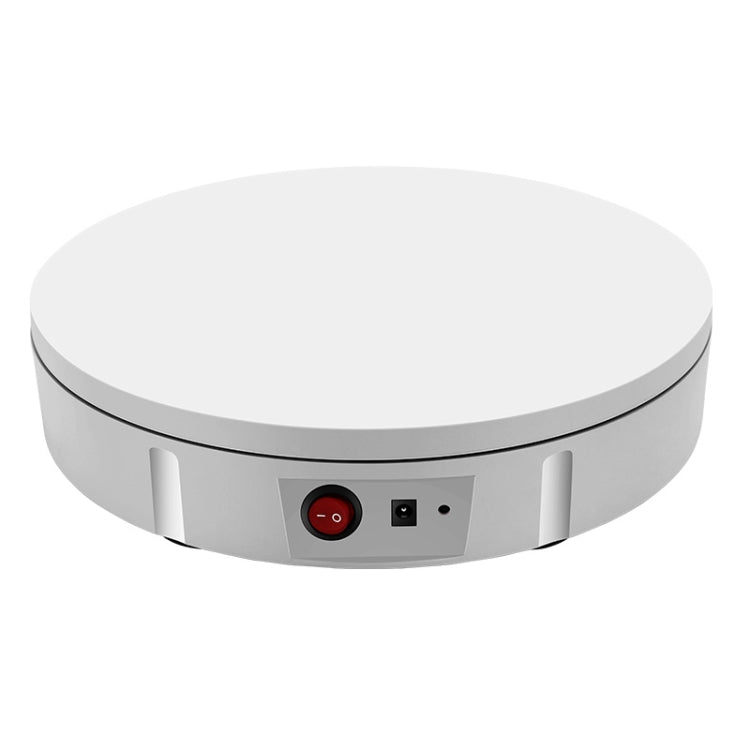 22cm Electric Rotating Display Stand Video Shooting Props Turntable, Load: 50kg, AU Plug (White) -  by PMC TechLife | Online Shopping South Africa | PMC TechLife | Buy Now Pay Later Mobicred