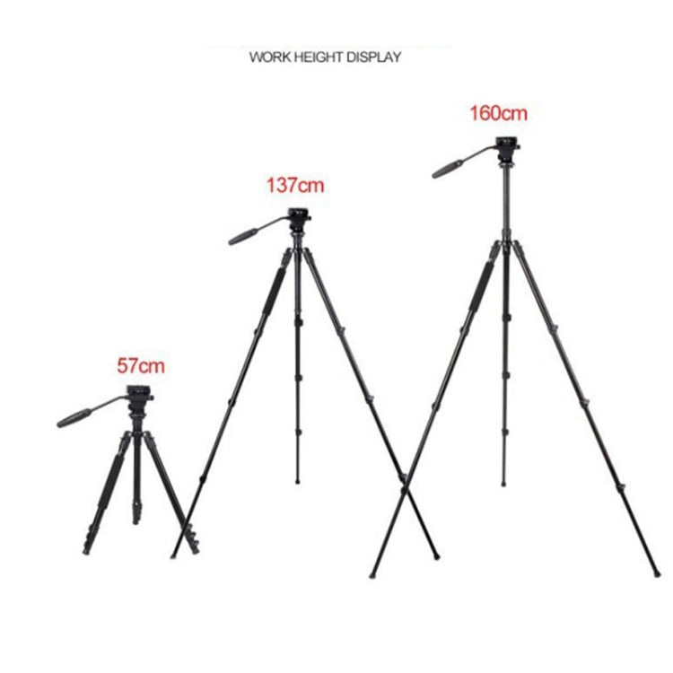 TRIOPO K2808 Aluminum Tripod Mount with HY-350 Heavy Duty Damping Head (Black) - free shipping - PMC TechLife - Order now!