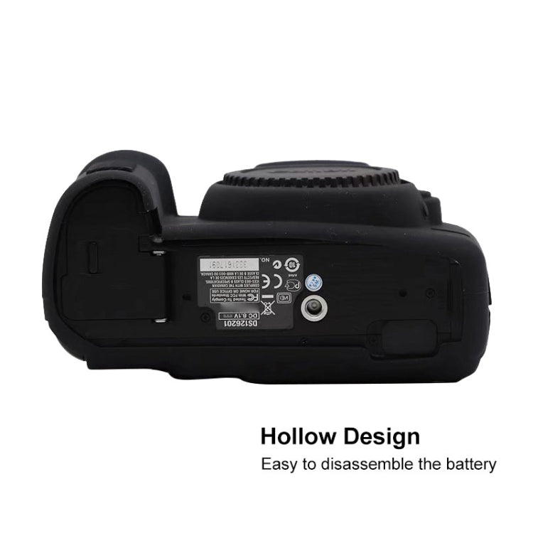 For Canon EOS 5D Mark II Soft Silicone Protective Case(Yellow) - Protective Case by PMC TechLife | Online Shopping South Africa | PMC TechLife | Buy Now Pay Later Mobicred