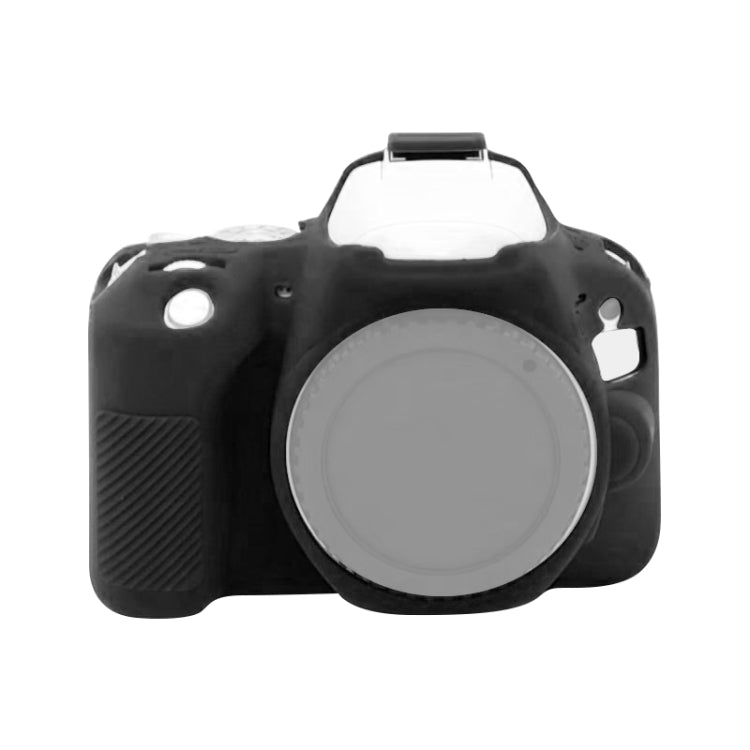 For Canon EOS 200D / EOS 200D Mark II Soft Silicone Protective Case(Black) - Protective Case by PMC TechLife | Online Shopping South Africa | PMC TechLife | Buy Now Pay Later Mobicred