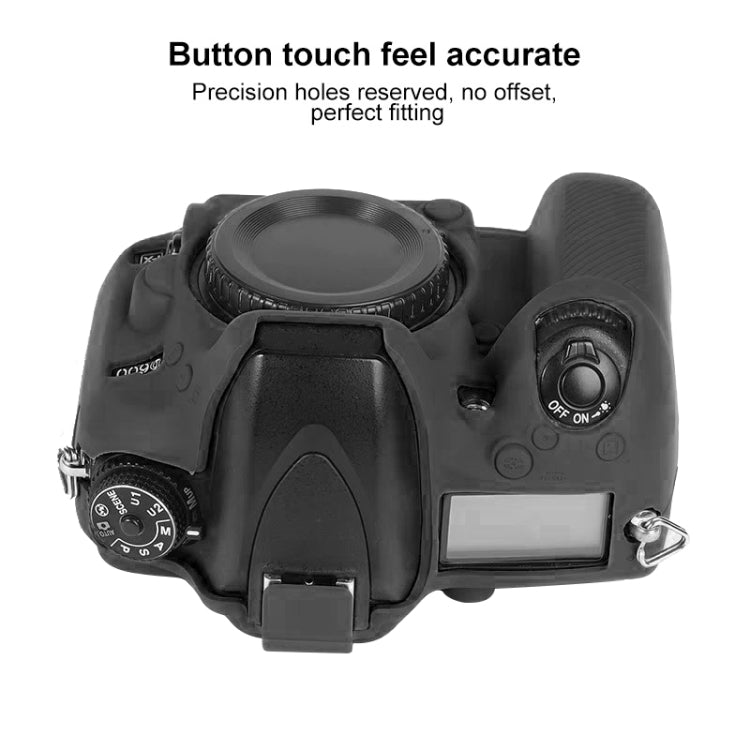For Nikon D600 / D610 Soft Silicone Protective Case(Black) - free shipping - PMC TechLife - Order now!