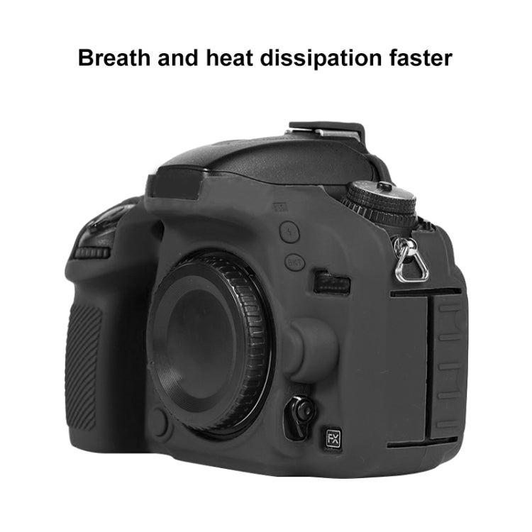 For Nikon D600 / D610 Soft Silicone Protective Case(Black) - free shipping - PMC TechLife - Order now!