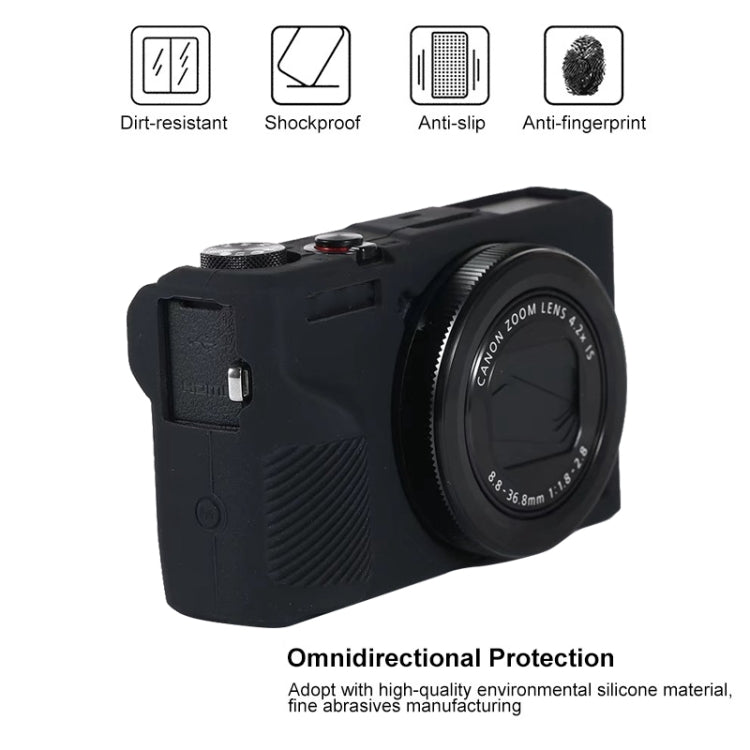 For Canon PowerShot G7 X Mark III / G7X III / G7X3 Soft Silicone Protective Case(Yellow) - free shipping - PMC TechLife - Order now!