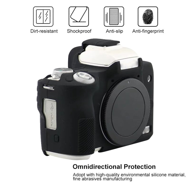 For Canon EOS M50 Mark II / M50 II Soft Silicone Protective Case(Coffee) - Protective Case by PMC TechLife | Online Shopping South Africa | PMC TechLife | Buy Now Pay Later Mobicred