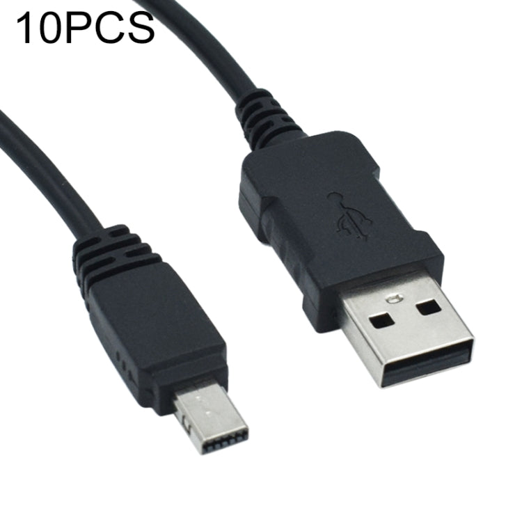 10 PCS 12-Pin USB 3.0 Camera Charging Data Cable For Casio TR150 /  ZR1200 / ZR1500, Length: 1.0m -  by PMC TechLife | Online Shopping South Africa | PMC TechLife | Buy Now Pay Later Mobicred