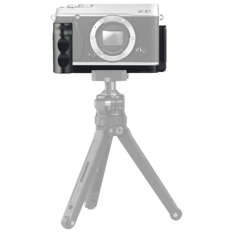Vertical Shoot Quick Release L Plate Bracket Base Holder for FUJI X-E1 (Black) - free shipping - PMC TechLife - Order now!