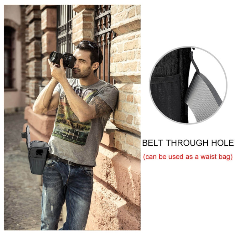 CADEN D11 Waterproof Crossbody Shoulder SLR Camera Bag, Size: 20.5 x 16 x 27cm (Black) - free shipping - PMC TechLife - Order now!