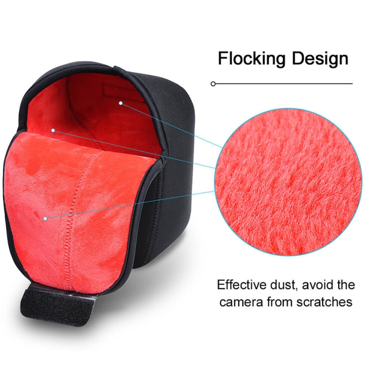 CADeN H6 Shockproof Waterproof Camera Liner Neoprene Bag Case, Size: 17 x 10.5 x 22cm (Black Red) - free shipping - PMC TechLife - Order now!