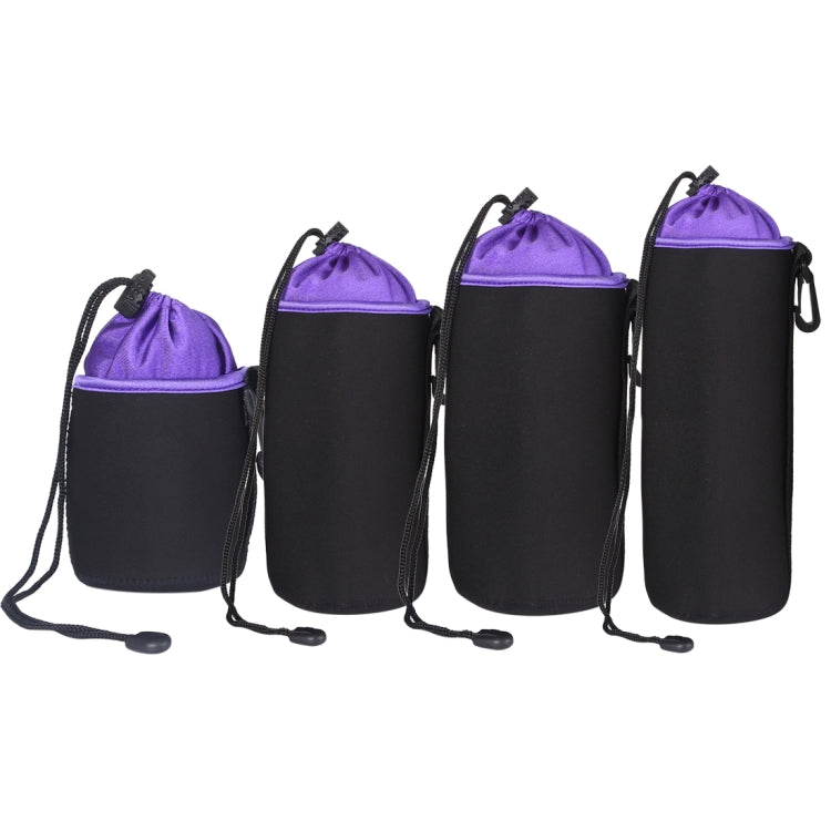 4 in 1 SLR Camera Lens Bag Micro Single Lens Bag Lens Inner Bile Bag Waterproof Protective Case Plus Velvet Thickening (Purple) - free shipping - PMC TechLife - Order now!