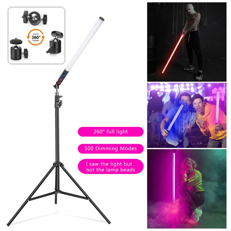 LUXCeO Mood1 85cm RGB Colorful Atmosphere Rhythm LED Stick Handheld Video Photo Fill Light, No Tripod - free shipping - PMC TechLife - Order now!