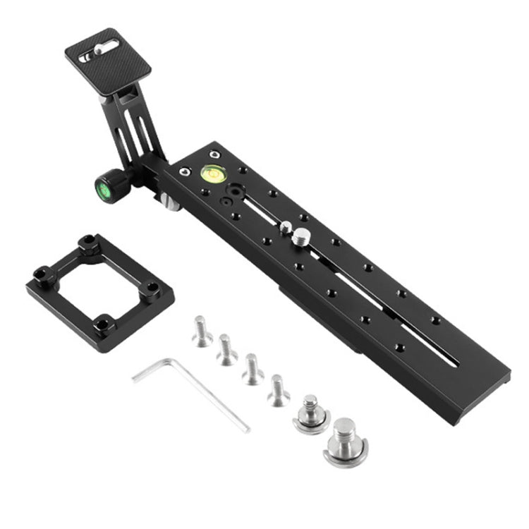 BEXIN VR-220 220mm Length Aluminum Alloy Extended Quick Release Plate for Manfrotto / Sachtler (Black) - free shipping - PMC TechLife - Order now!