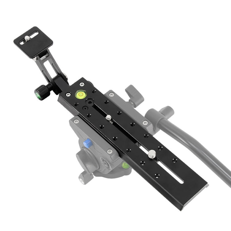 BEXIN VR-220 220mm Length Aluminum Alloy Extended Quick Release Plate for Manfrotto / Sachtler (Black) - free shipping - PMC TechLife - Order now!