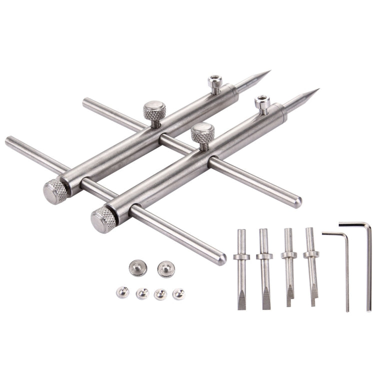 LRT-03 Professional DSLR Camera Lens Stainless Steel Spanner Wrench Open Repair Tool Kit with 3 Pairs of Spare Head - free shipping - PMC TechLife - Order now!