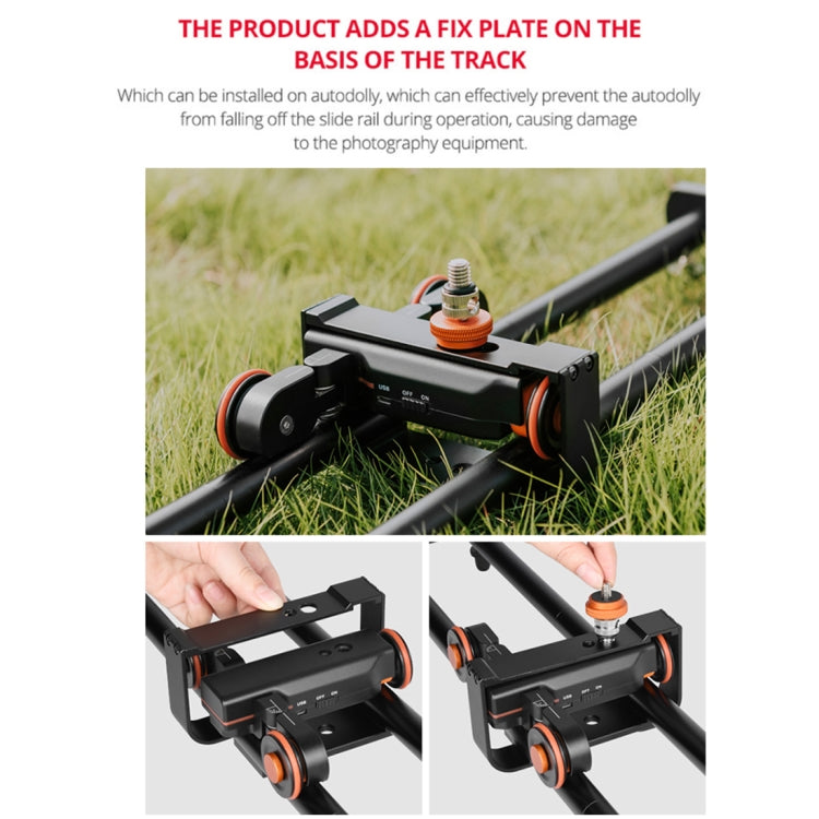 YELANGU L60E 60cm Slide Rail Track + L4 3-Wheel Video Dolly with Phone Clamp & Ballhead - free shipping - PMC TechLife - Order now!