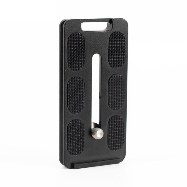 BEXIN PL-80 Anti-rotation Quick Release Plate with Rubber Cushion(Black) - Quick Release Plate by BEXIN | Online Shopping South Africa | PMC TechLife | Buy Now Pay Later Mobicred