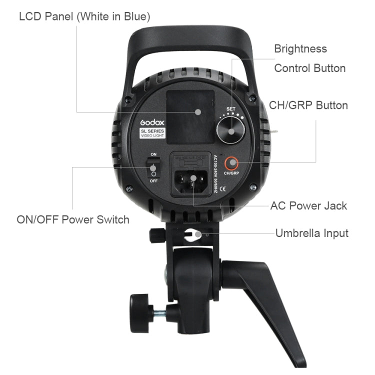 Godox SL60W LED Light Studio Continuous Photo Video Light(US Plug) - free shipping - PMC TechLife - Order now!