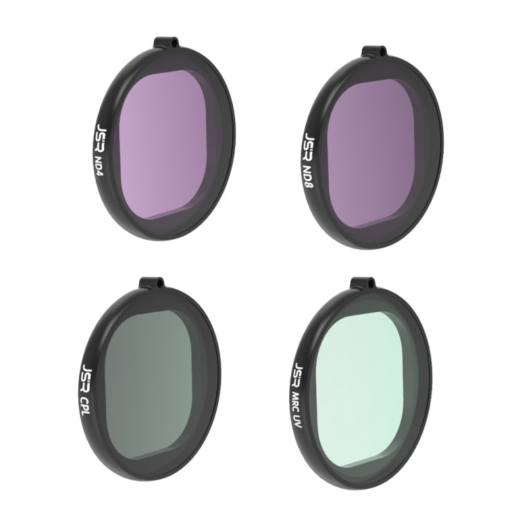 JSR Round Housing 4 in 1 UV+CPL+ND4+ND8 Lens Filter for GoPro HERO8 Black - Lens Filter by JSR | Online Shopping South Africa | PMC TechLife | Buy Now Pay Later Mobicred