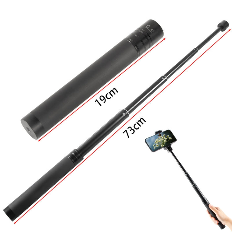 BEXIN P275A  Aluminum Alloy Extension Pole Selfie Stick Extender, Length: 19cm-73cm - free shipping - PMC TechLife - Order now!