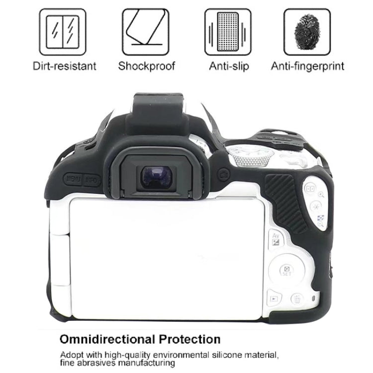 For Canon EOS 250D Soft Silicone Protective Case (Pink) - Protective Case by PMC TechLife | Online Shopping South Africa | PMC TechLife | Buy Now Pay Later Mobicred