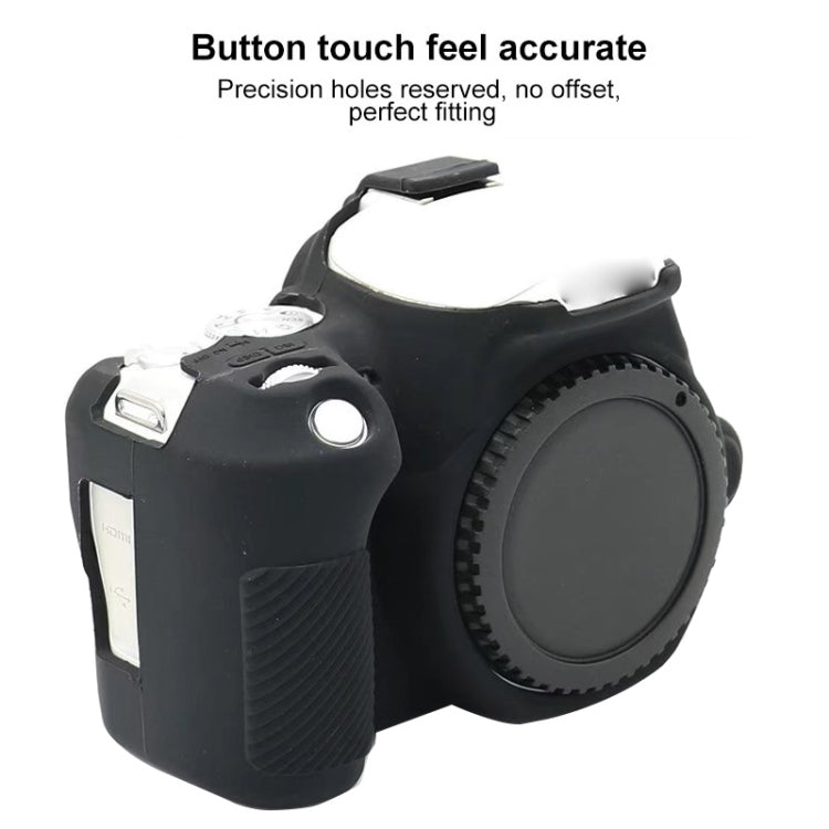 For Canon EOS 250D Soft Silicone Protective Case (Pink) - Protective Case by PMC TechLife | Online Shopping South Africa | PMC TechLife | Buy Now Pay Later Mobicred