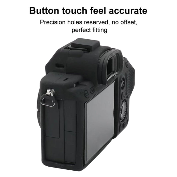 For Sony  A7S III / A7S3 Soft Silicone Protective Case(Coffee) - Protective Case by PMC TechLife | Online Shopping South Africa | PMC TechLife | Buy Now Pay Later Mobicred