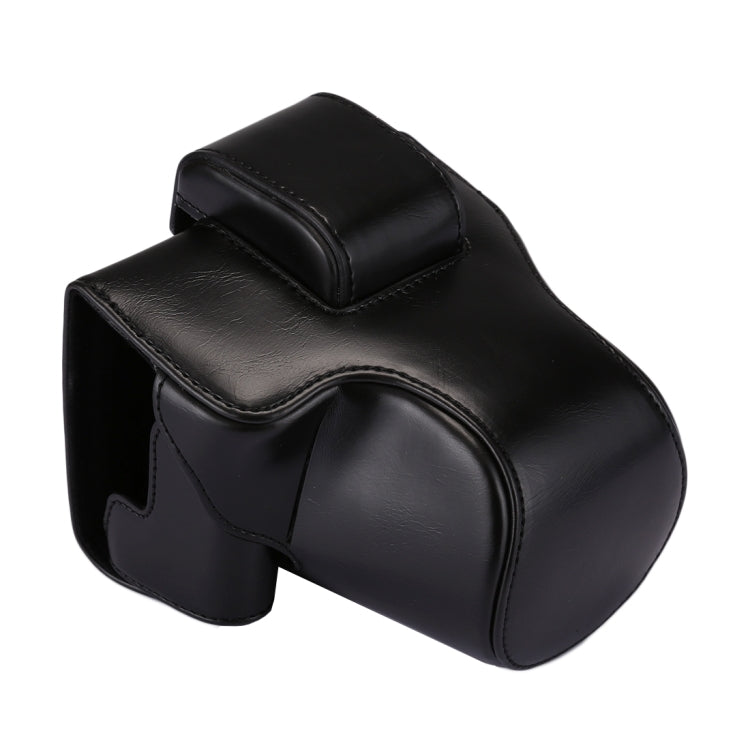 Full Body Camera PU Leather Case Bag with Strap for Canon EOS M5 (Black) - free shipping - PMC TechLife - Order now!