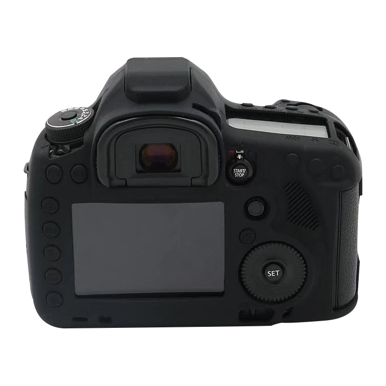 For Canon EOS 5DS Soft Silicone Protective Case (Black) - Protective Case by PMC TechLife | Online Shopping South Africa | PMC TechLife | Buy Now Pay Later Mobicred