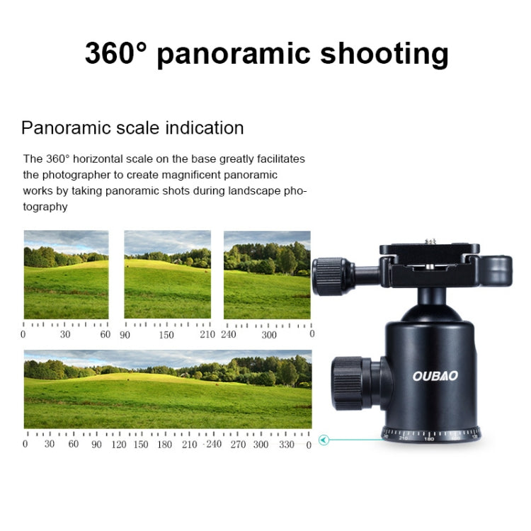 TRIOPO Oubao A-308S Adjustable Portable  Aluminum Alloy Tripod with Ball Head for SLR Camera - free shipping - PMC TechLife - Order now!