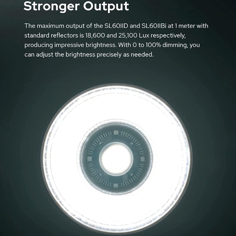 Godox SL60IID 70W 5600K Daylight Balanced LED Video Light (AU Plug) - free shipping - PMC TechLife - Order now!