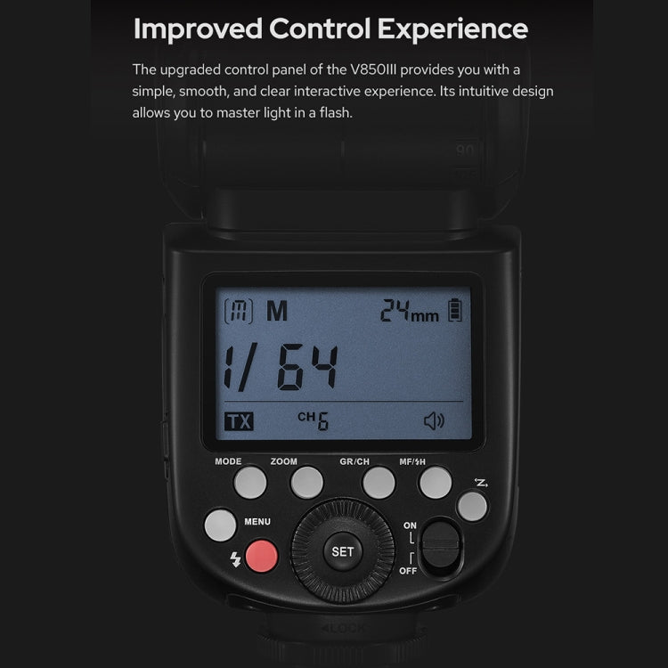 Godox V850III 2.4GHz Wireless Flash Speedlite Camera Light(UK Plug) - free shipping - PMC TechLife - Order now!